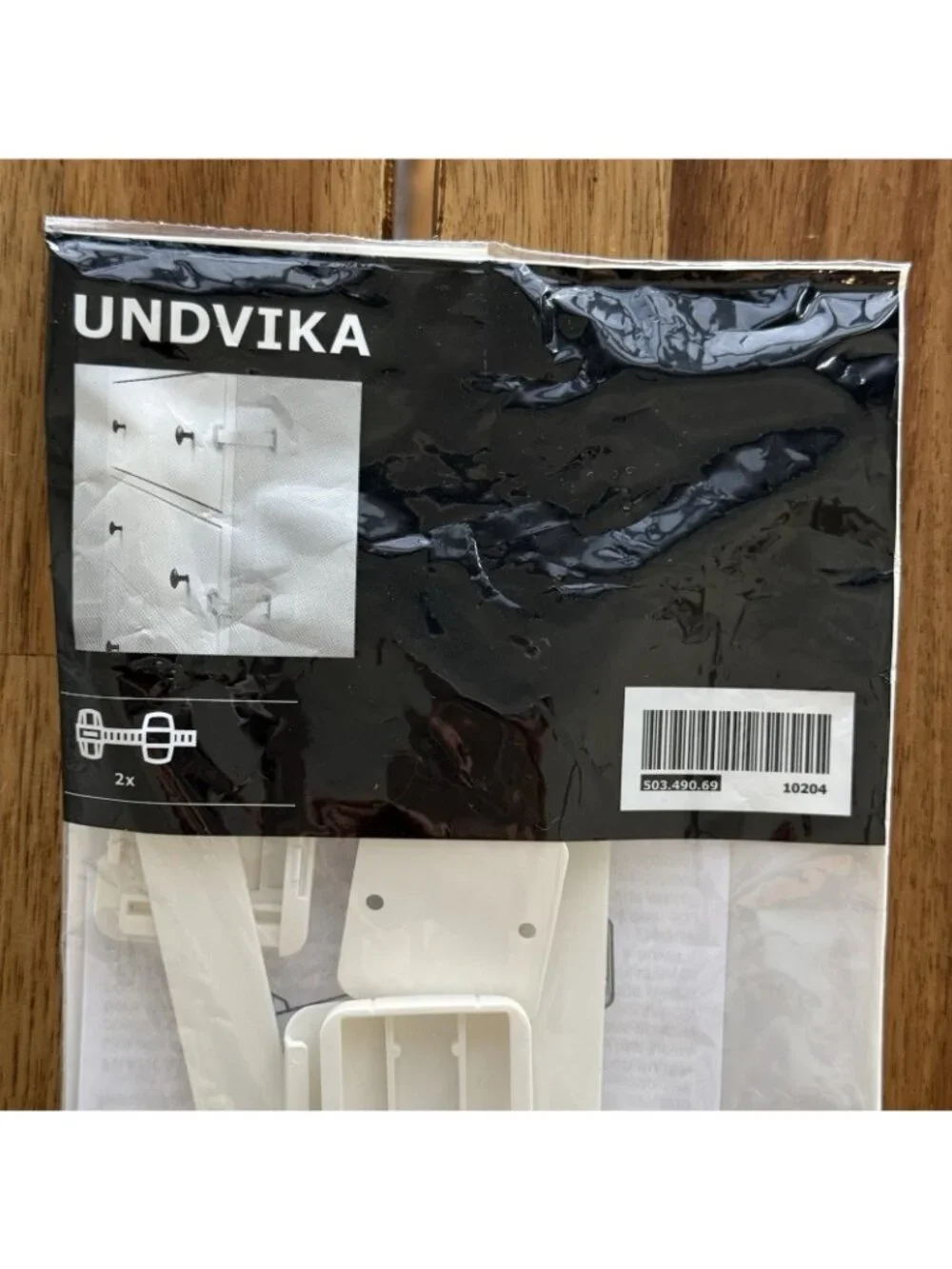 IKEA UNDVIKA Baby Child Safety Door Multi Latch White 503.490.69 (2-Pack) NEW